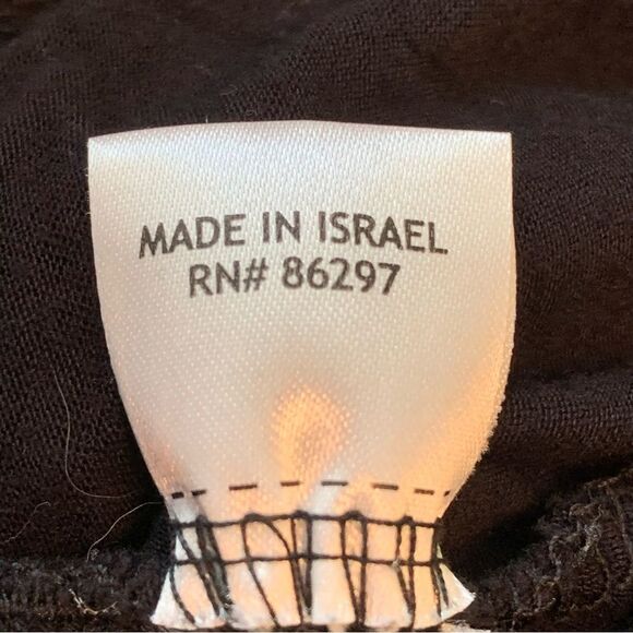 VERTIGO PARIS Blouse Women’s XL Black Side Ruching Body Con Dark Academe. - Picture 9 of 11